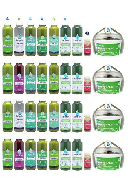 4 Day All Green Detox + 4 Salads