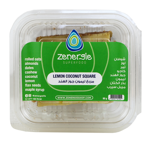 Lemon Coconut Square