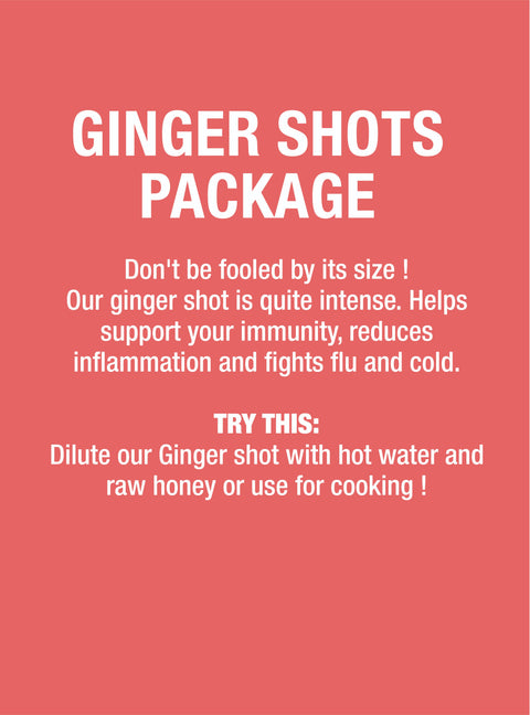 Ginger Shot Package x6