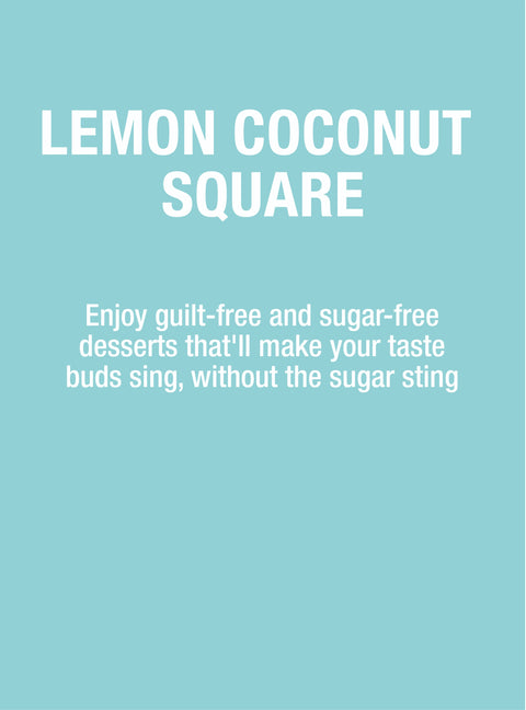 Lemon Coconut Square