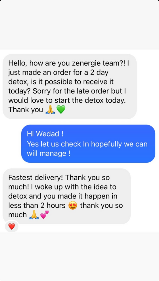 Customer testimonial