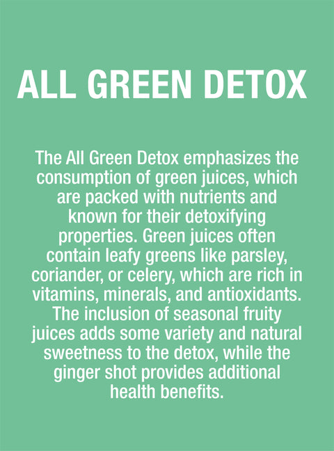 1 Day Green Detox + 1 Salad