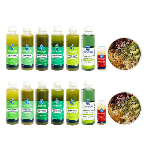 2 Day All Green Detox + 2 Salads